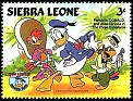Sierra Leone 1984 Walt Disney 3 ¢ Multicolor Scott 659. Sierra Leona 1984 Scott 659 Disney. Uploaded by susofe